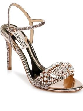 Badgley Mischka Odelia Crystal Embellished Stiletto Sandal